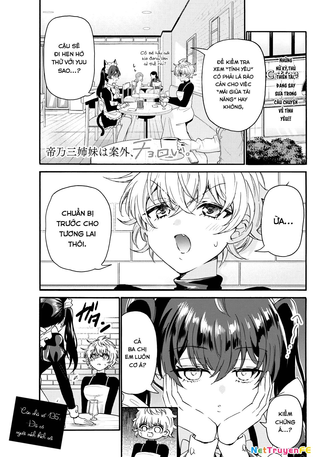 Ba Chị Em Nhà Mikadono Dễ Đối Phó Thật Đấy Chap 135 - Next Chap 136