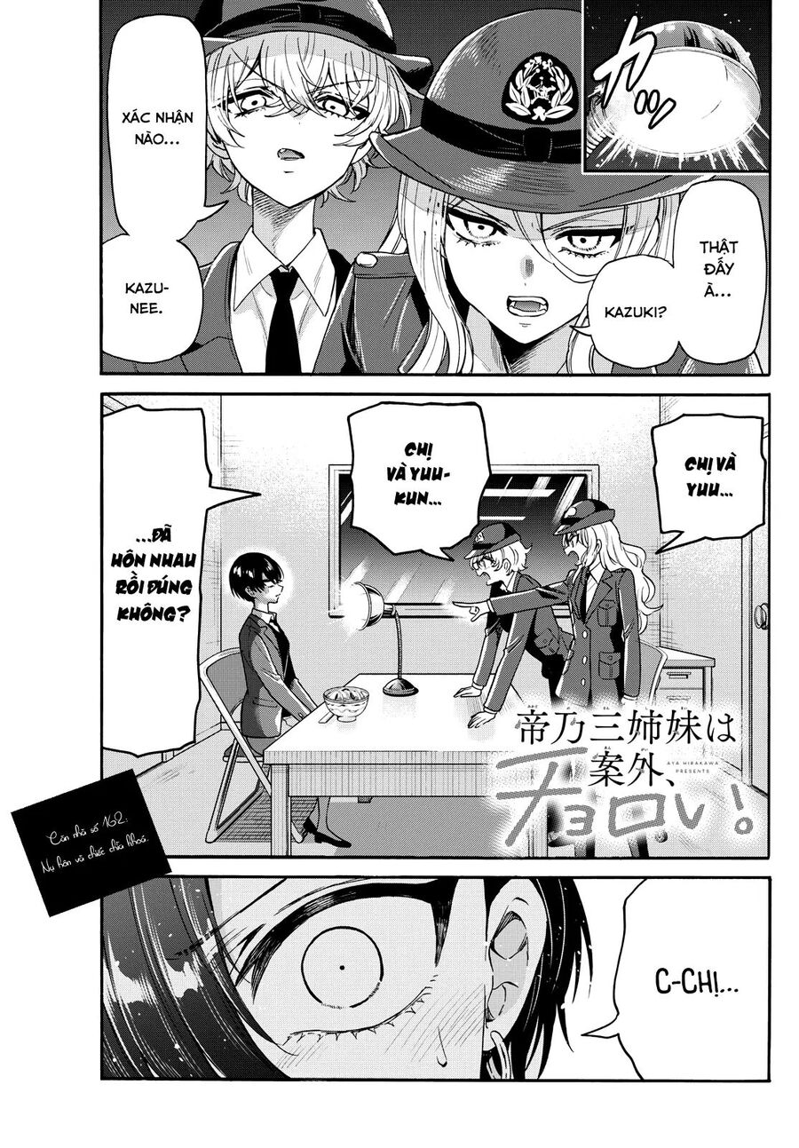 Ba Chị Em Nhà Mikadono Dễ Đối Phó Thật Đấy Chap 162 - Next Chap 163