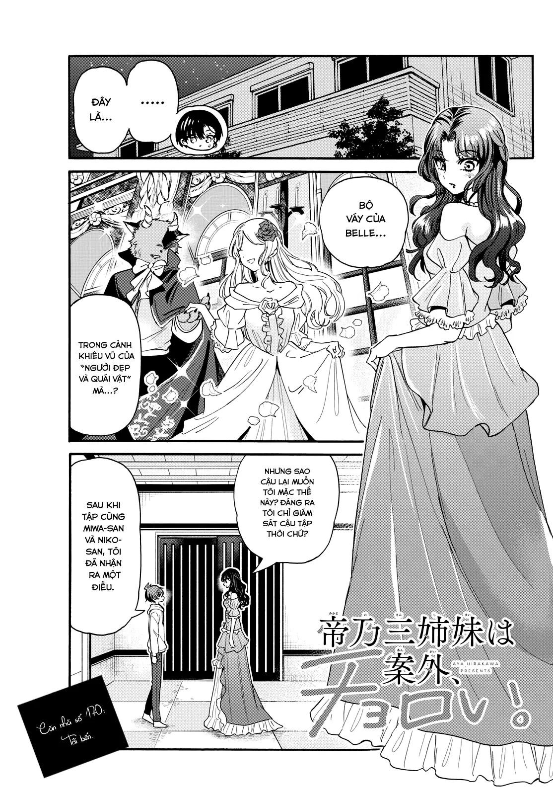 Ba Chị Em Nhà Mikadono Dễ Đối Phó Thật Đấy Chap 170 - Next Chap 171