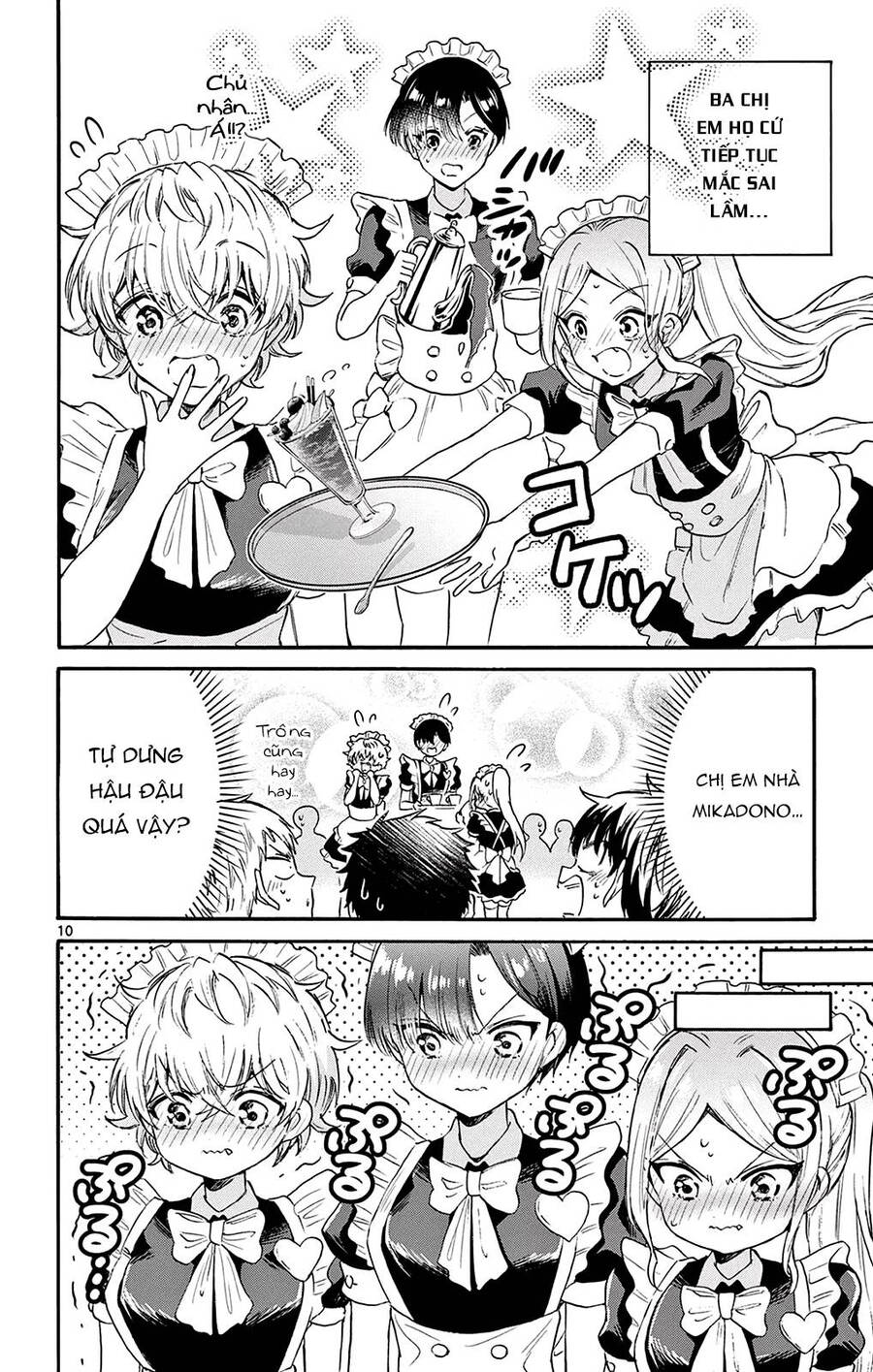 Ba Chị Em Nhà Mikadono Dễ Đối Phó Thật Đấy Chap 65 - Next Chap 66