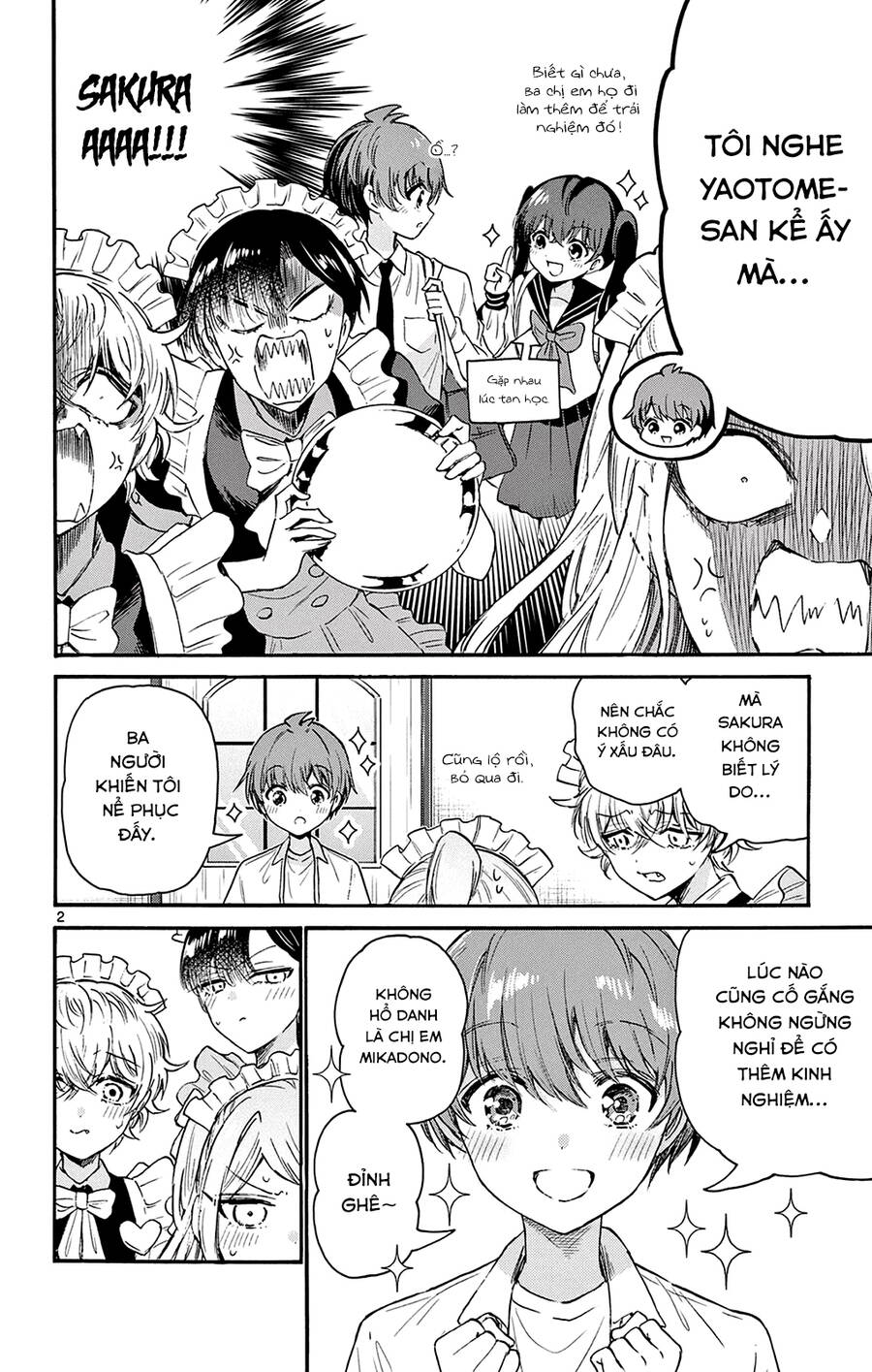 Ba Chị Em Nhà Mikadono Dễ Đối Phó Thật Đấy Chap 65 - Next Chap 66