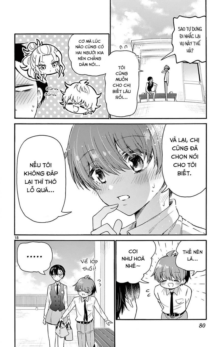 Ba Chị Em Nhà Mikadono Dễ Đối Phó Thật Đấy Chap 70 - Next Chap 71