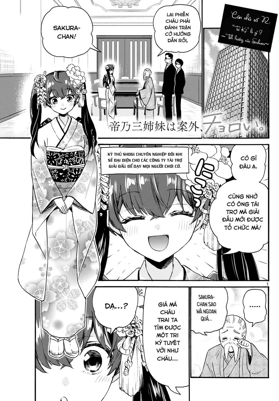 Ba Chị Em Nhà Mikadono Dễ Đối Phó Thật Đấy Chap 72 - Next Chap 73