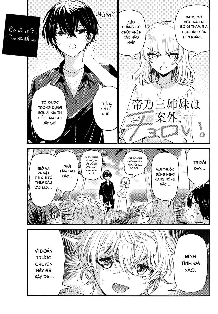 Ba Chị Em Nhà Mikadono Dễ Đối Phó Thật Đấy Chap 94 - Next Chap 95