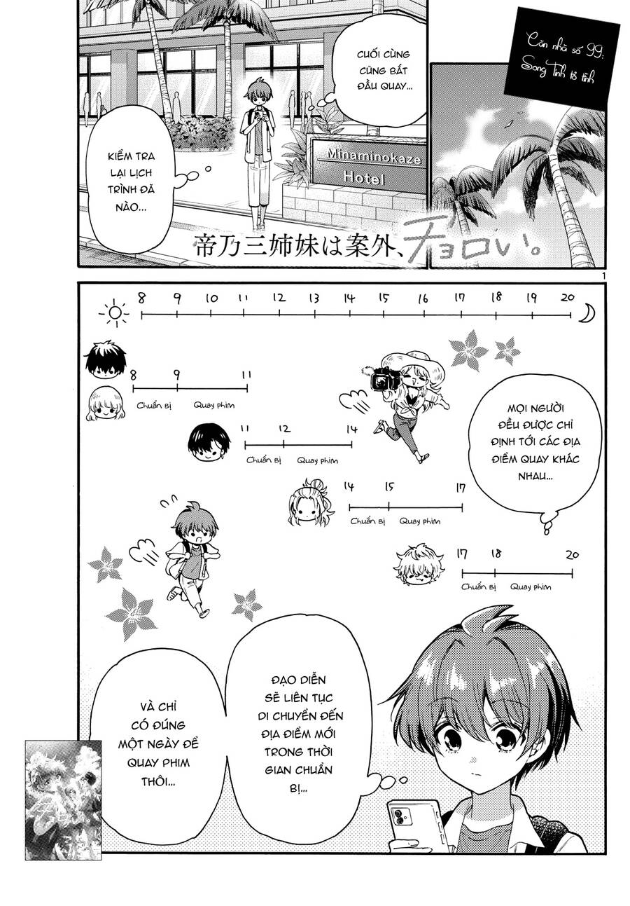 Ba Chị Em Nhà Mikadono Dễ Đối Phó Thật Đấy Chap 99 - Next Chap 100