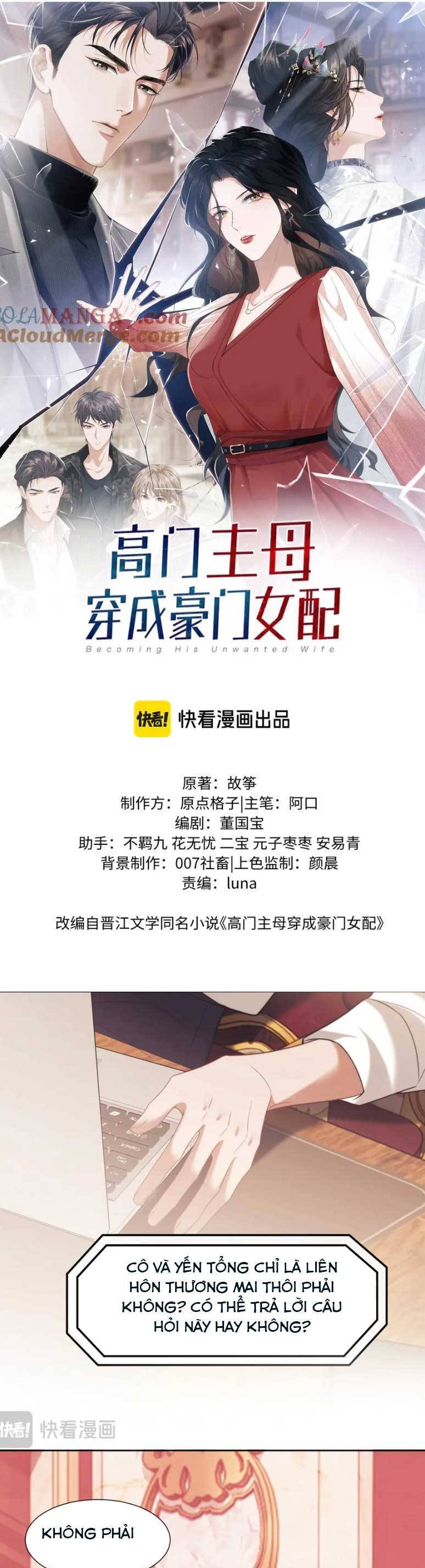 CHỦ MẪU XUYÊN KHÔNG TỚI LÀM PHU NHÂN HÀO MÔN Chap 96 - Next Chap 97