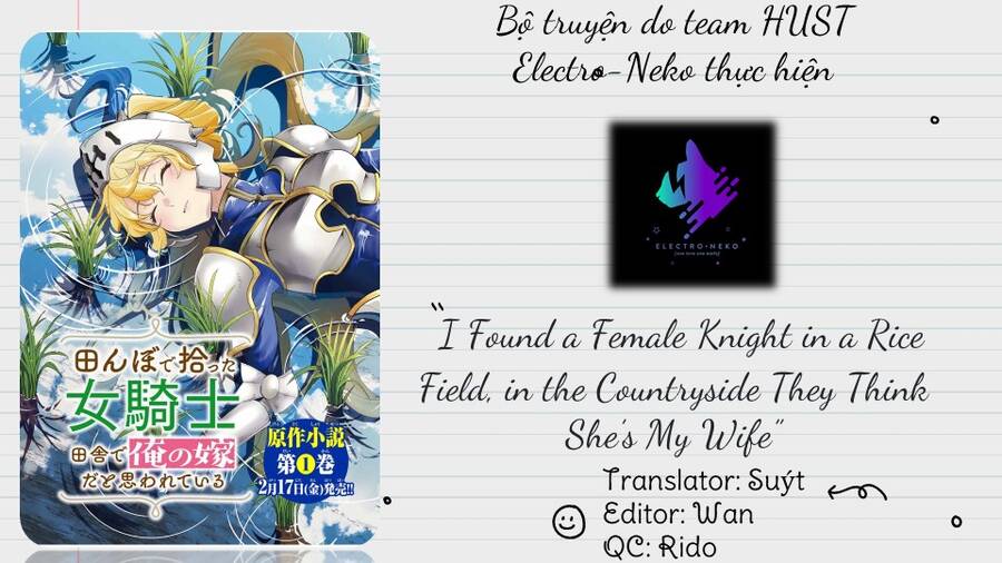 I Found A Female Knight In A Rice Field, In The Countryside They Think She’S My Wife Chap 11 - Next Chap 12