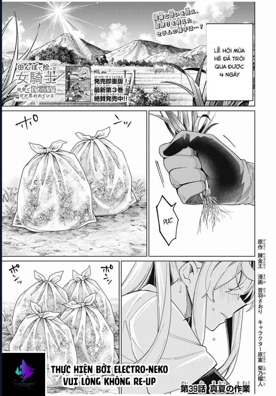 I Found A Female Knight In A Rice Field, In The Countryside They Think She’S My Wife Chap 39 - Next Chap 40