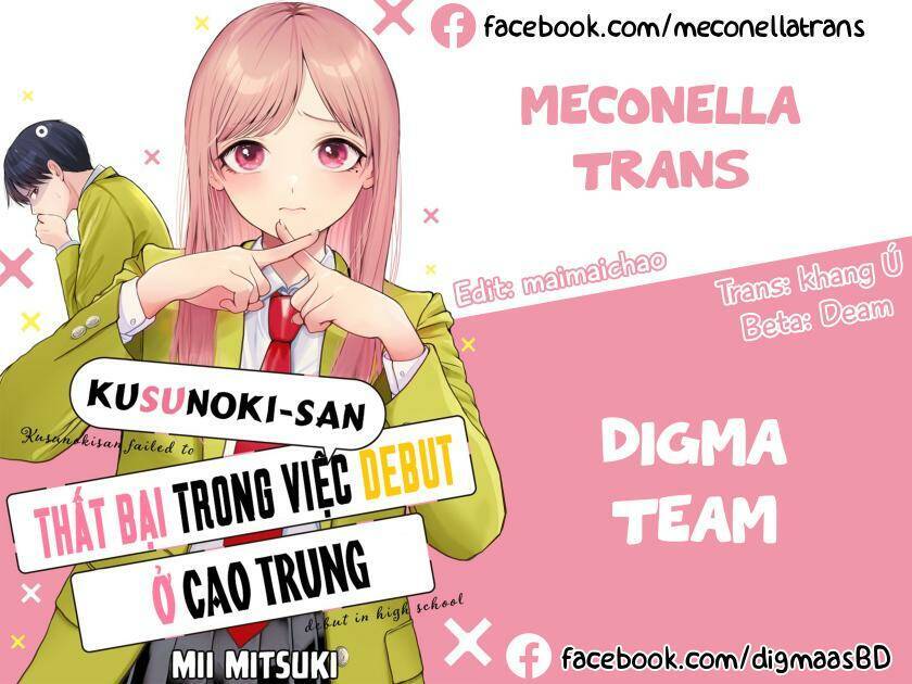 Kusunoki-San Wa Koukou Debut Ni Shippai Shite Iru Chap 2 - Next Chap 3