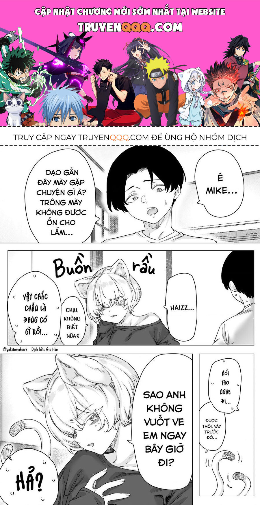 Cho Dù Cổ Không Ăn Lại Nữ Chính, Nhưng Bakeneko-Chan Vẫn Sẽ Cố Gắng Chap 13 - Next Chap 14