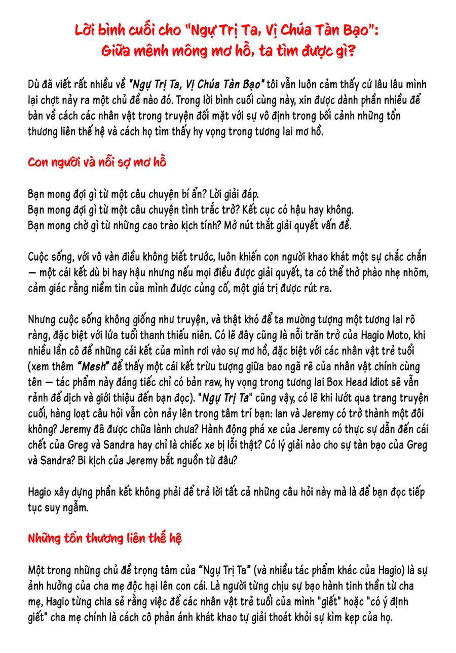 Ngự Trị Ta, Vị Chúa Tàn Bạo - Zankoku Na Kami Ga Shihaisuru Chap 55 - Next Chap 56