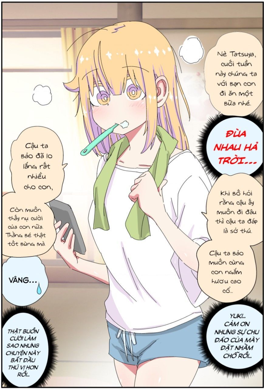 Câu Chuyện Về Người Bố Bị Chuyển Giới Của Tôi Thật Dễ Thương, Nhưng Cũng Thật Phức Tạp Chap 17 - Next Chap 18