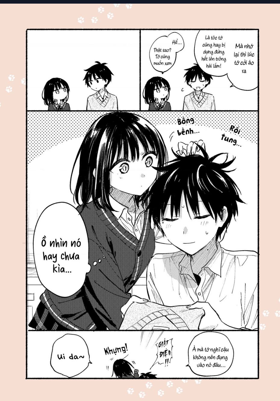 Cô Nàng Mèo Ngủ Gật Và Chàng Trai Hướng Nội Chap 23 - Next Chap 24