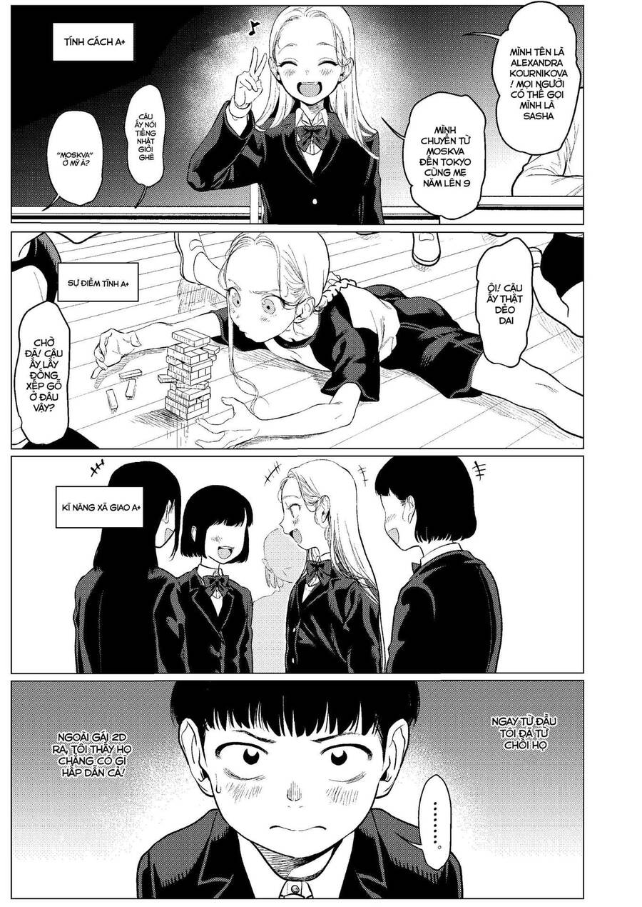 Bé Sơ Trung Sasha Và Thằng Bạn Otaku Cùng Lớp Chap 2 - Next Chap 3
