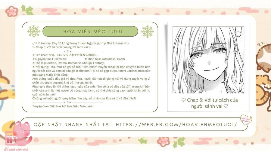 Đêm Nay, Bày Tỏ Lòng Trung Thành Ngọt Ngào Tại Nhà Lorenzi Chap 5 - Next Chap 6