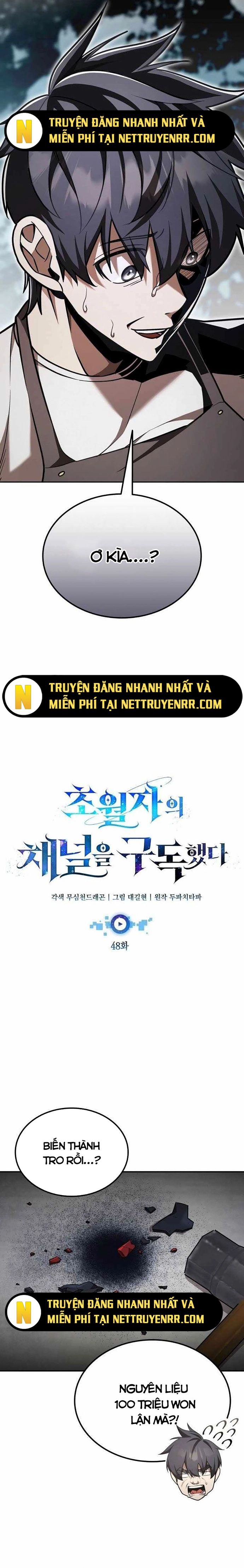Đăng Ký Kênh Siêu Phàm Chap 48 - Next Chap 49