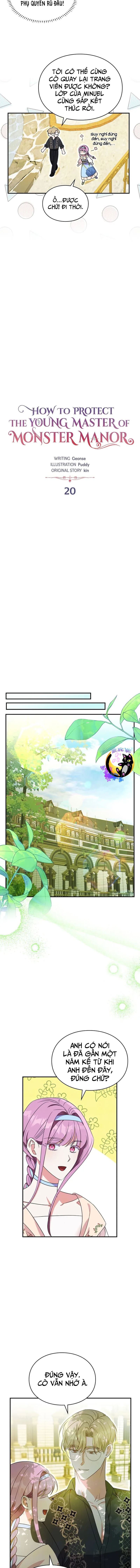 Cách Bảo Vệ Chủ Nhân Của Trang Viên Quái Vật Chap 20 - Next Chap 21