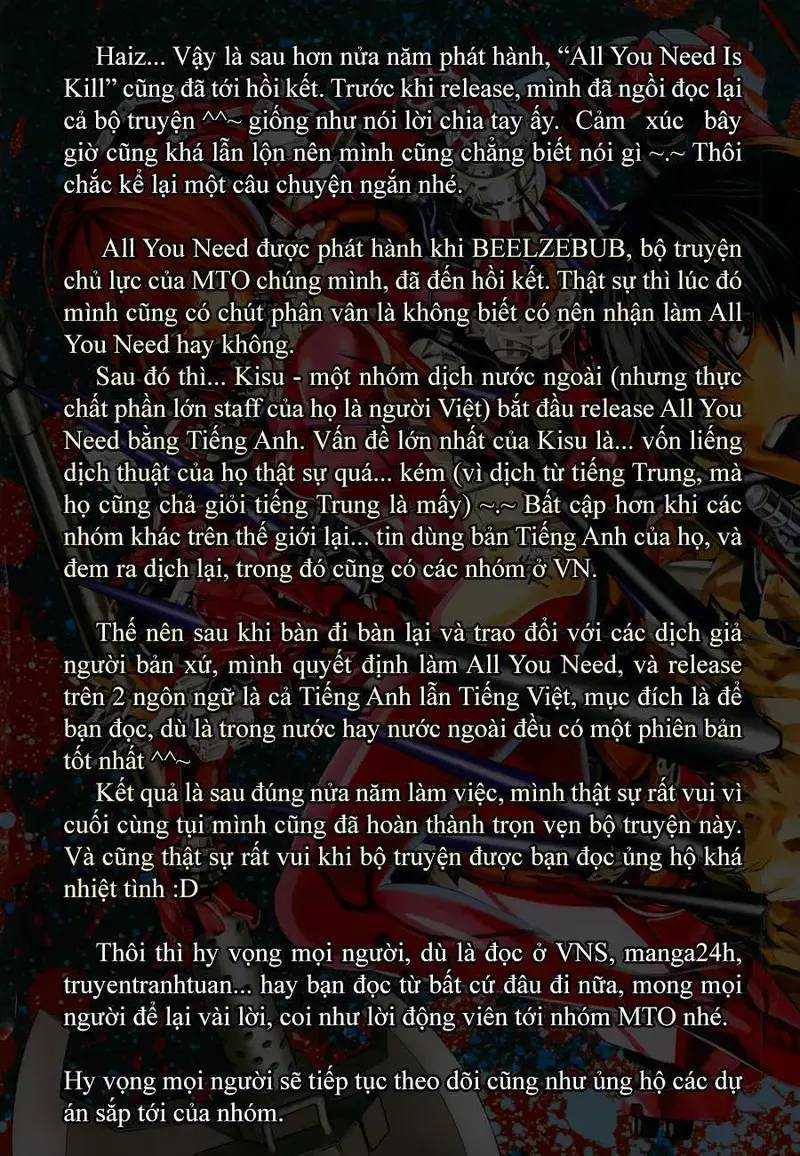 All You Need Is Kill Chap 17 - Next Chap 18