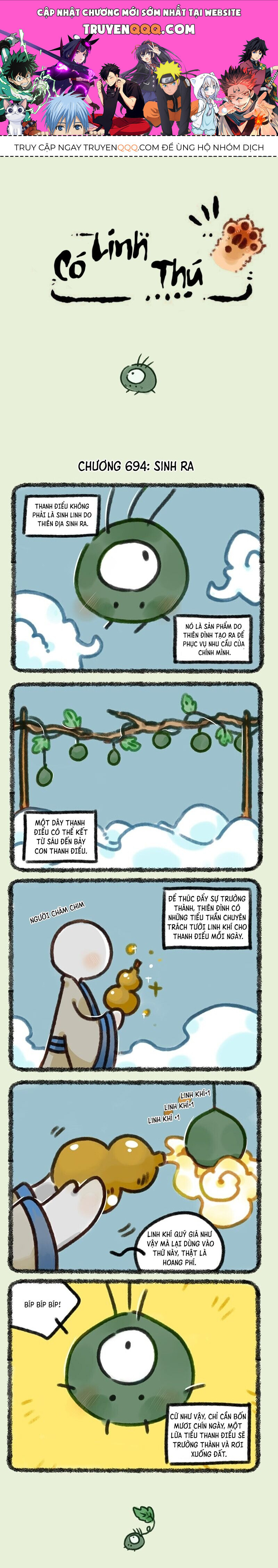 Có Linh Thú Chap 694 - Next Chap 695