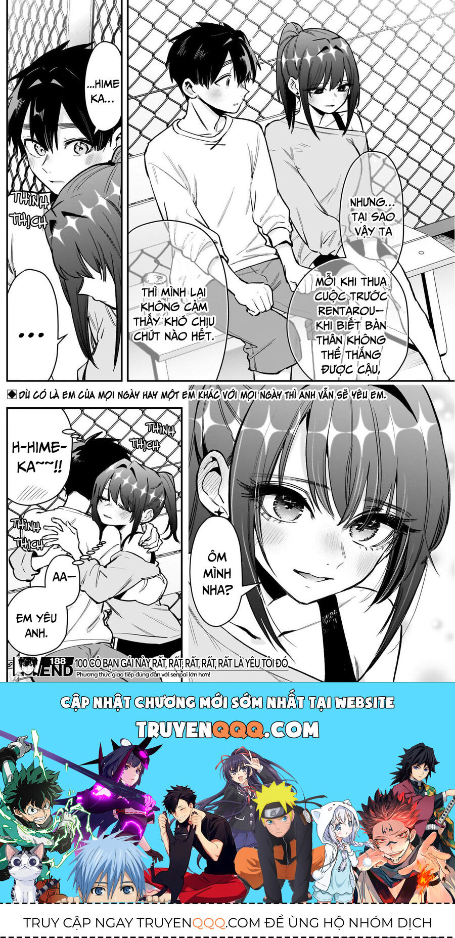 100 Cô Bạn Gái Này Rất, Rất, Rất, Rất, Rất Là Yêu Tôi Đó Chap 188 - Next Chap 189