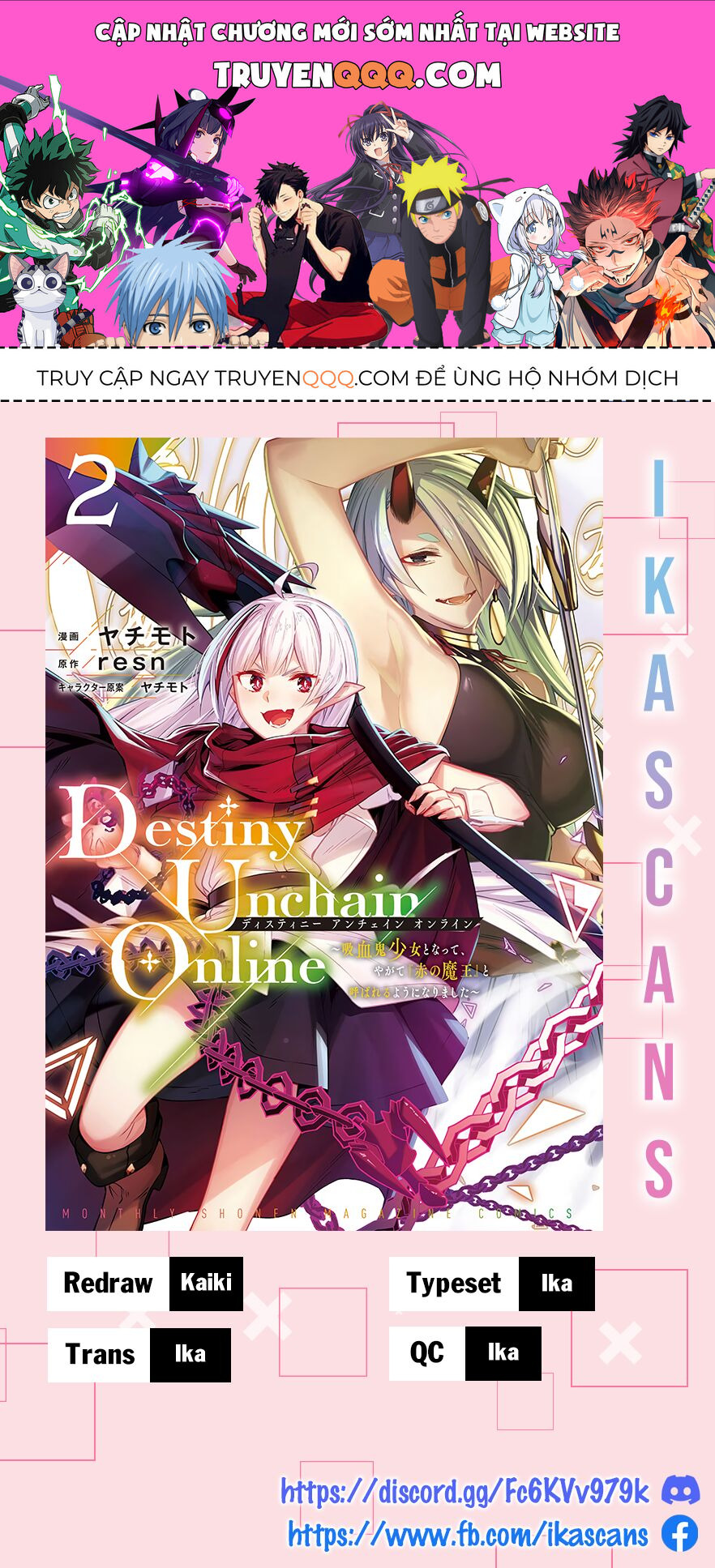 Destiny Unchain Online: Bị Biến Thành Thiếu Nữ Ma Cà Rồng, Tôi Được Biết Đến Với Tên Gọi Chap 9 - Next Chap 10