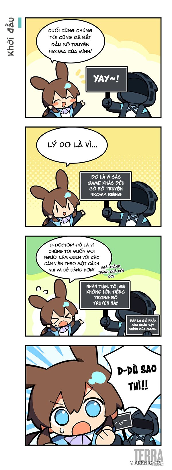 Minh Nhật Phương Chu: 123 Rhodes Island!? Chap 1 - Next Chap 2