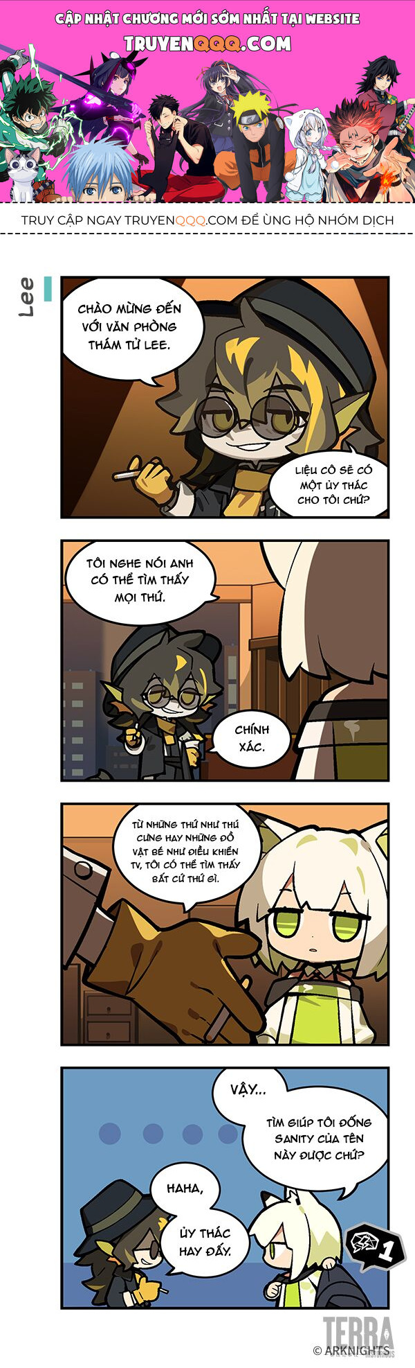 Minh Nhật Phương Chu: 123 Rhodes Island!? Chap 4 - Next Chap 5