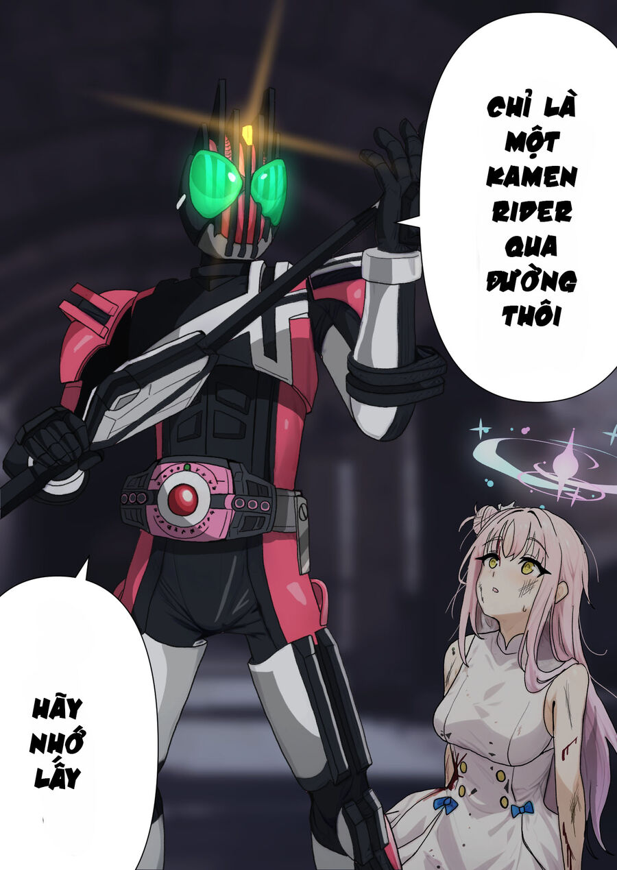 Blue Archive X Kamen Rider Decade - Câu Chuyện Về Thầy Giáo Schale Kadoya Tsukasa Chap 1 - Next Chap 2