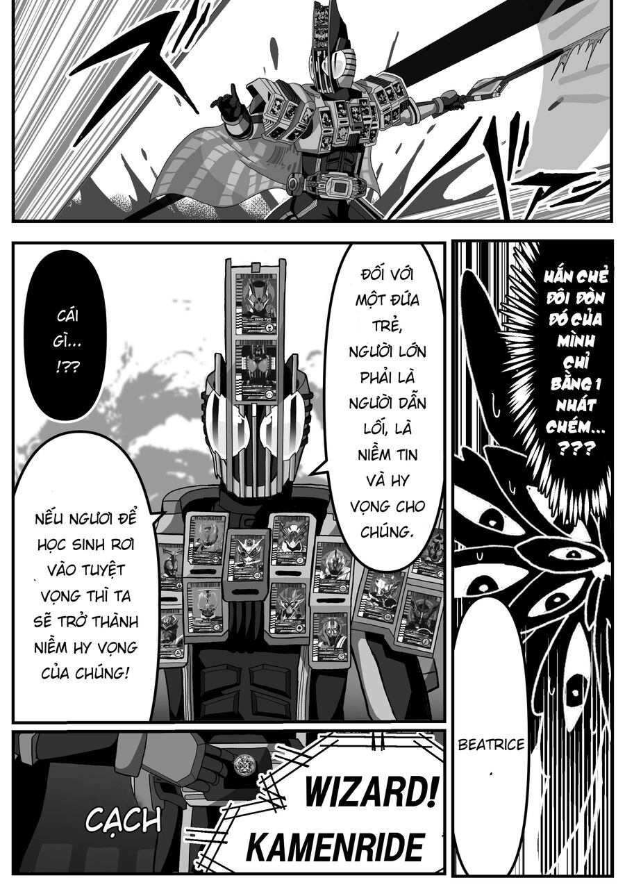 Blue Archive X Kamen Rider Decade - Câu Chuyện Về Thầy Giáo Schale Kadoya Tsukasa Chap 13 - Next Chap 14