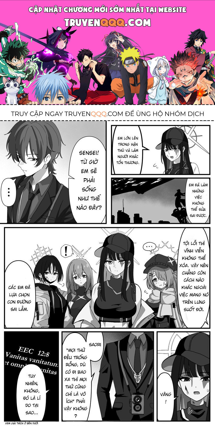 Blue Archive X Kamen Rider Decade - Câu Chuyện Về Thầy Giáo Schale Kadoya Tsukasa Chap 14 - Next Chap 15