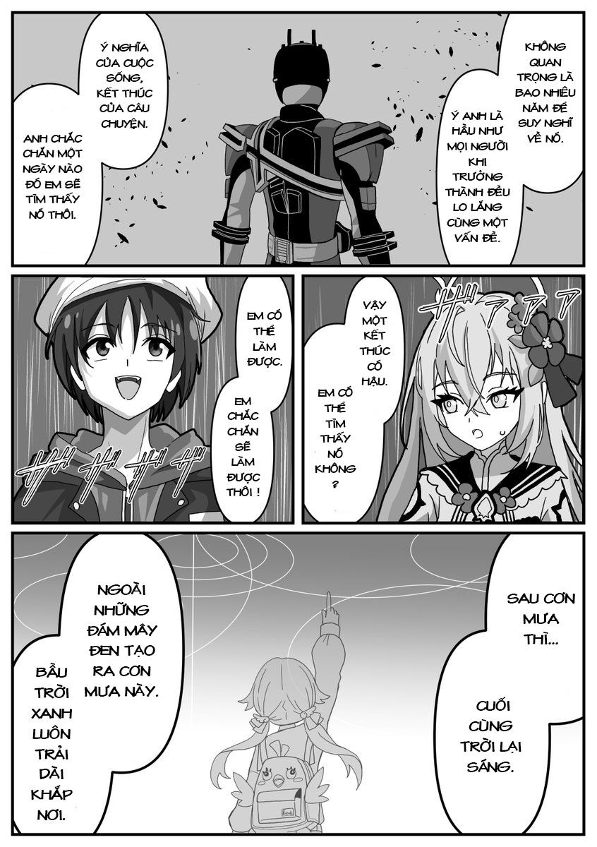 Blue Archive X Kamen Rider Decade - Câu Chuyện Về Thầy Giáo Schale Kadoya Tsukasa Chap 16 - Next Chap 17