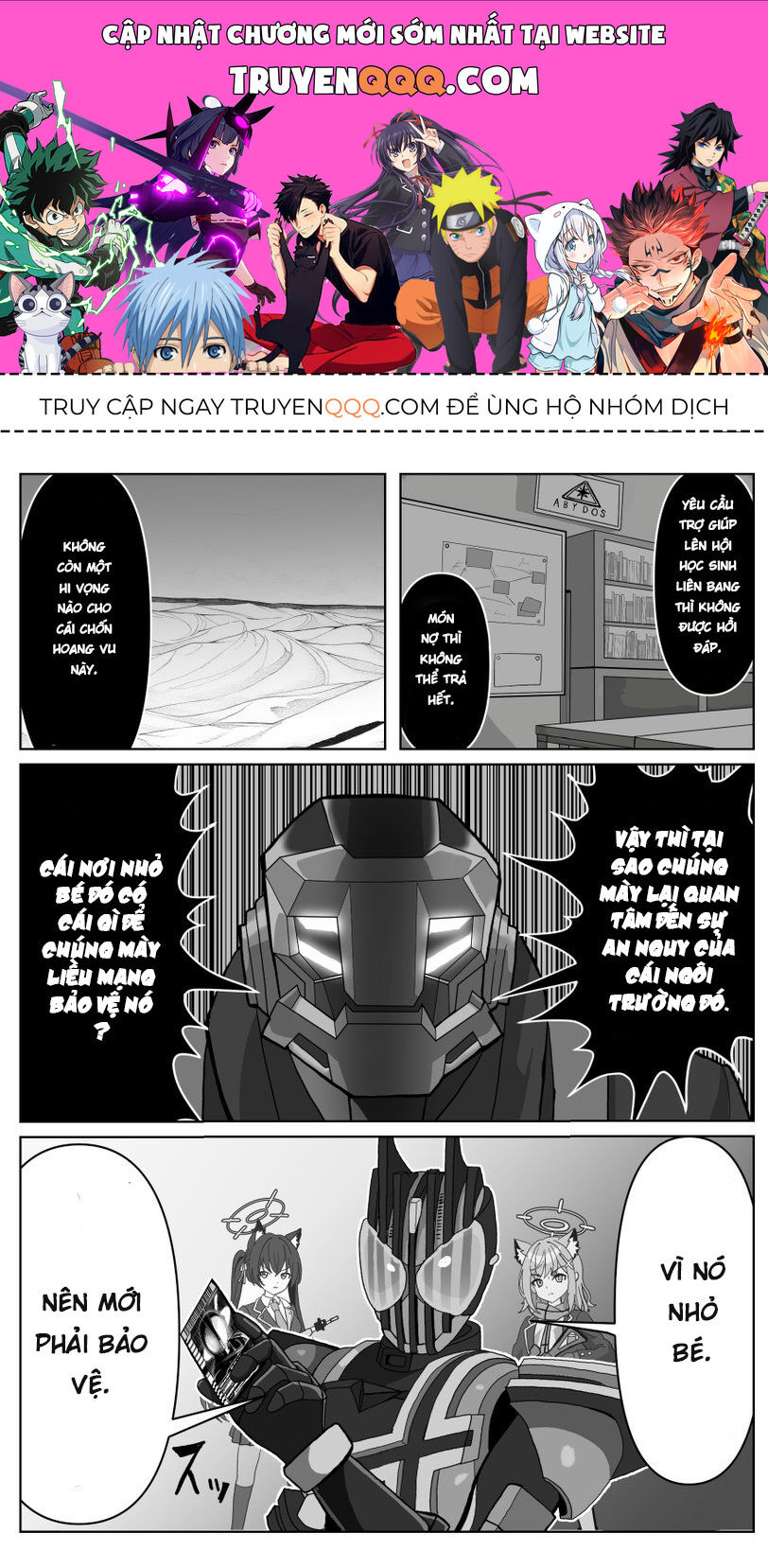 Blue Archive X Kamen Rider Decade - Câu Chuyện Về Thầy Giáo Schale Kadoya Tsukasa Chap 2 - Next Chap 3