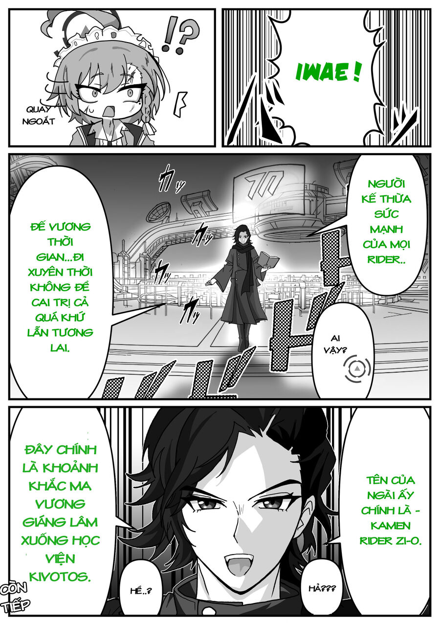 Blue Archive X Kamen Rider Decade - Câu Chuyện Về Thầy Giáo Schale Kadoya Tsukasa Chap 22 - Next Chap 23