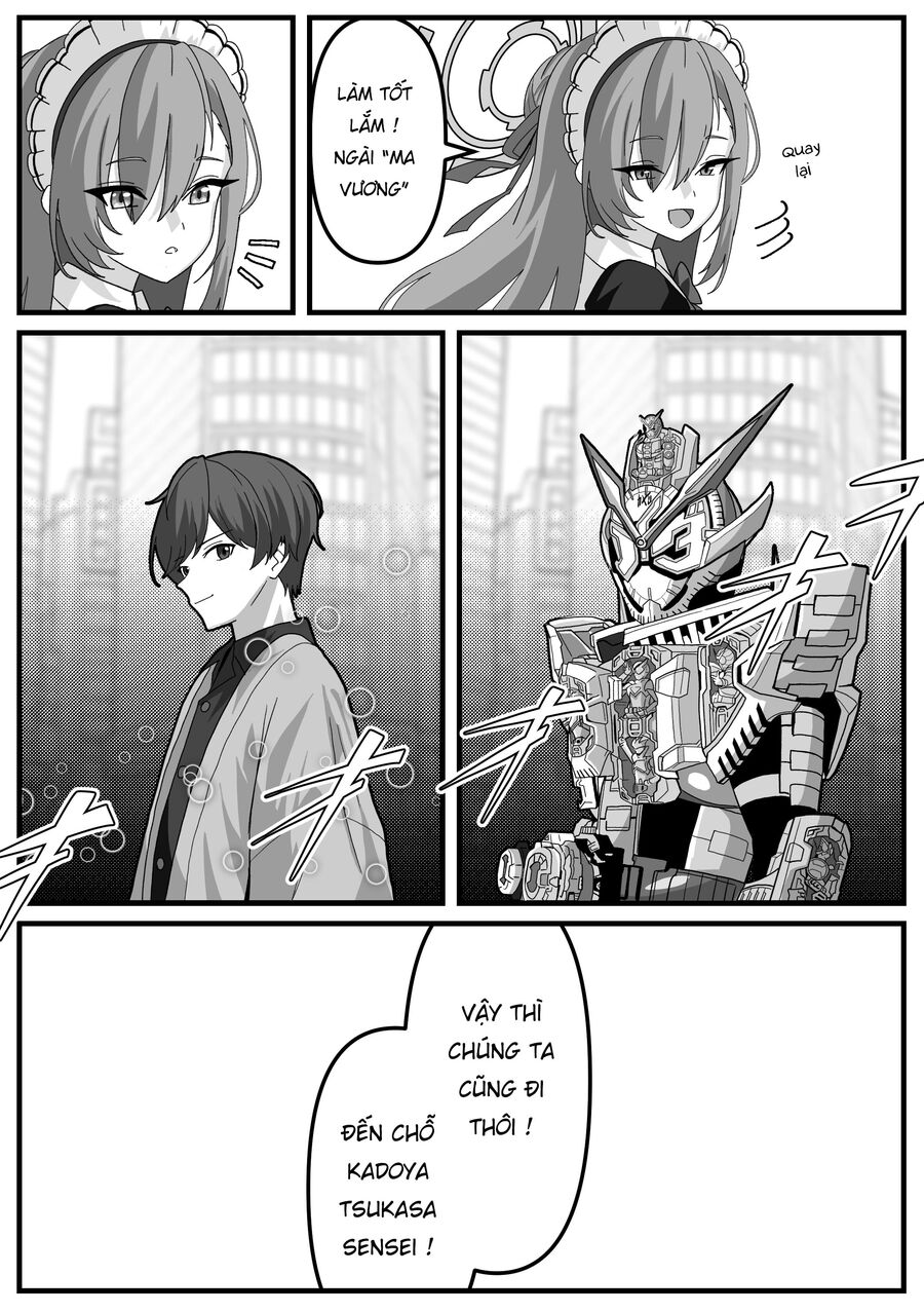 Blue Archive X Kamen Rider Decade - Câu Chuyện Về Thầy Giáo Schale Kadoya Tsukasa Chap 24 - Next Chap 25