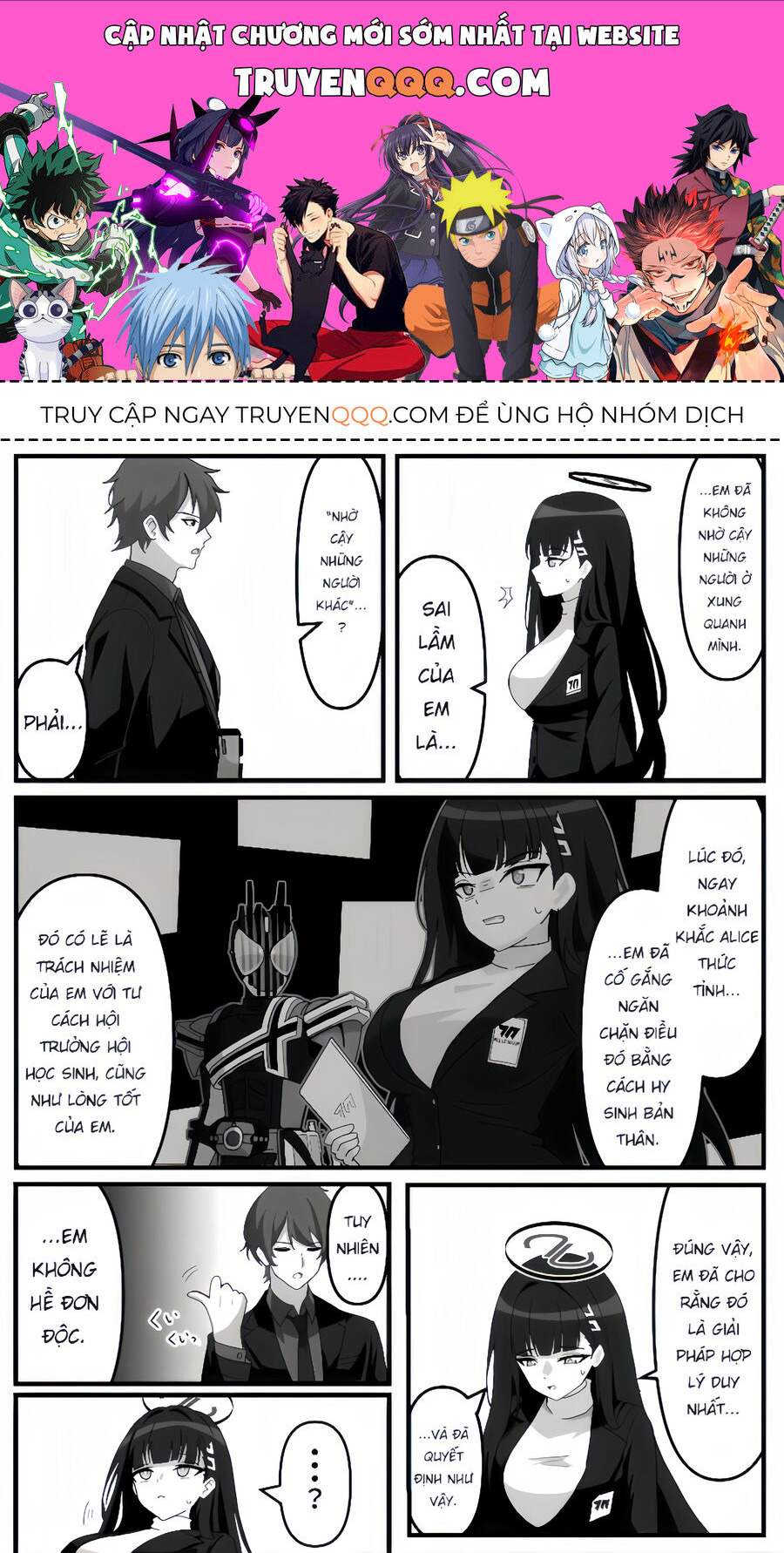 Blue Archive X Kamen Rider Decade - Câu Chuyện Về Thầy Giáo Schale Kadoya Tsukasa Chap 25 - Next Chap 26