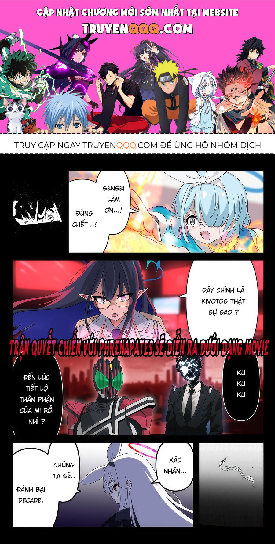 Blue Archive X Kamen Rider Decade - Câu Chuyện Về Thầy Giáo Schale Kadoya Tsukasa Chap 27 - Next Chap 28