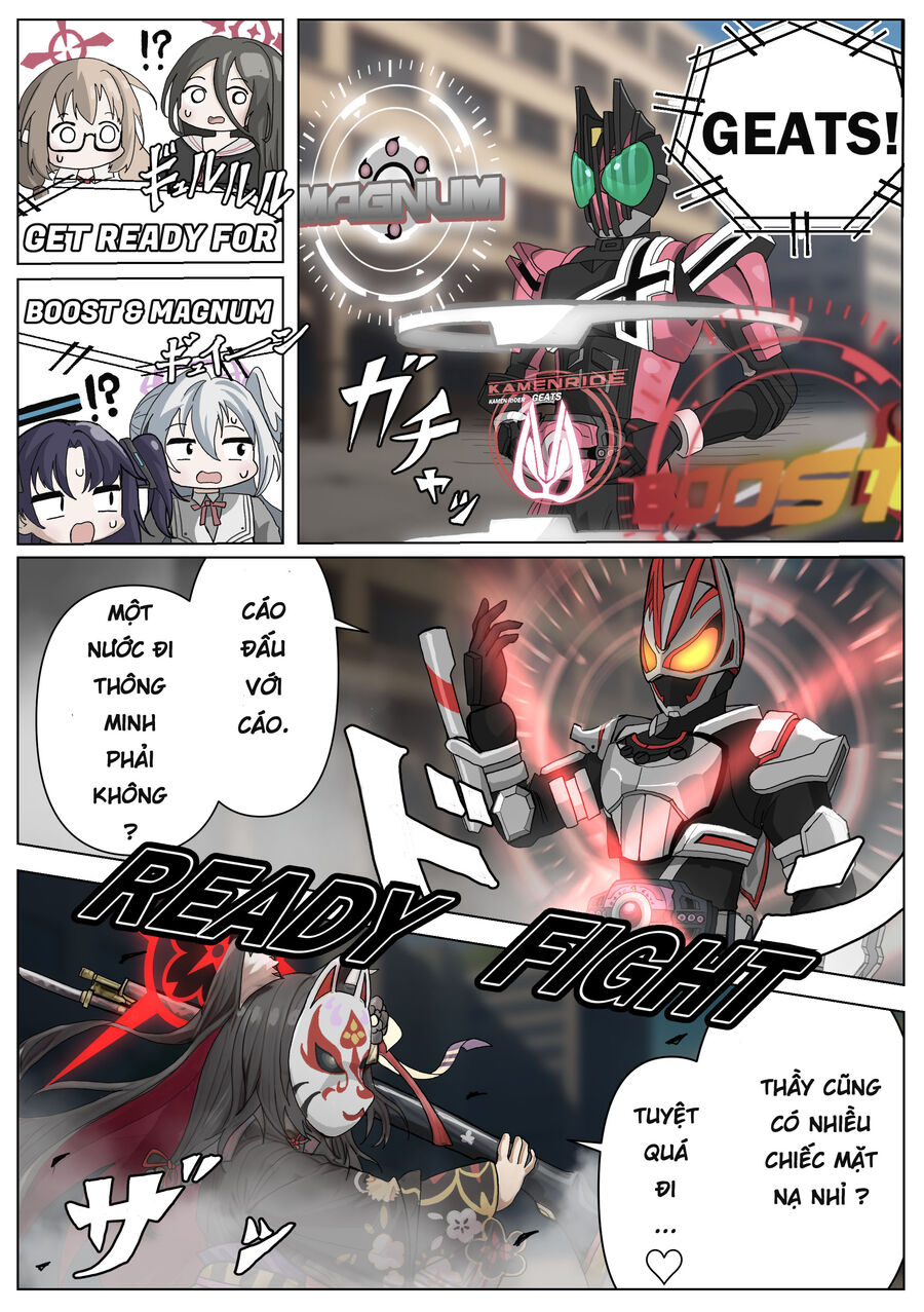 Blue Archive X Kamen Rider Decade - Câu Chuyện Về Thầy Giáo Schale Kadoya Tsukasa Chap 3 - Next Chap 4
