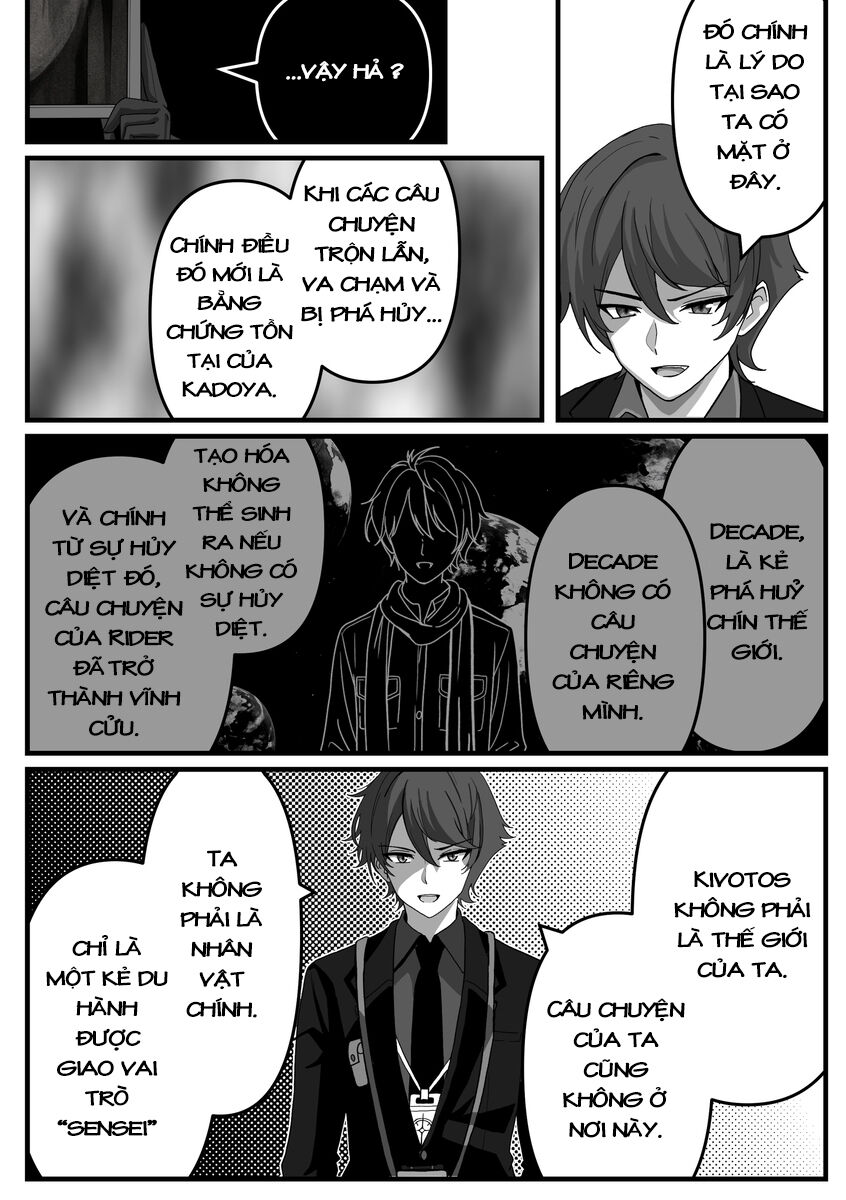 Blue Archive X Kamen Rider Decade - Câu Chuyện Về Thầy Giáo Schale Kadoya Tsukasa Chap 32 - Next Chap 33