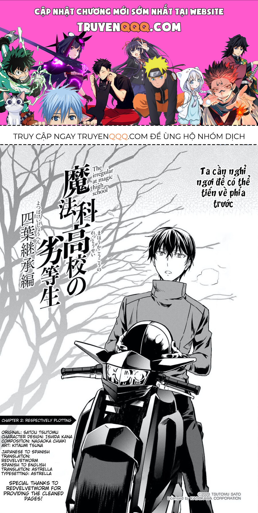 Kẻ Dị Biệt Tại Trường Trung Học Phép Thuật: Người Kế Vị Yotsuba Chap 2 - Next Chap 3