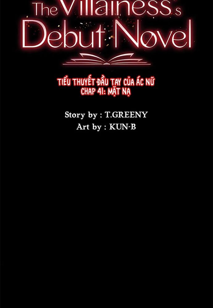 Tiểu Thuyết Đầu Tay Của Ác Nữ Chap 41 - Next Chap 42