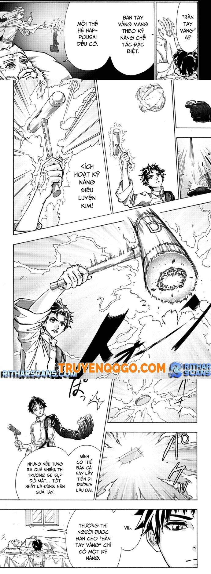 Thợ Rèn Bị Lưu Đày Dùng Kỹ Năng Gian Lận Để Rèn Huyền Thoại: Bị Vị Hôn Thê Đuổi Khỏi Cửa Tiệm, Nhưng Giờ Anh Ấy Hạnh Phúc Hơn Khi Được Tự Do Chế Tạo Chap 1 - Next Chap 2