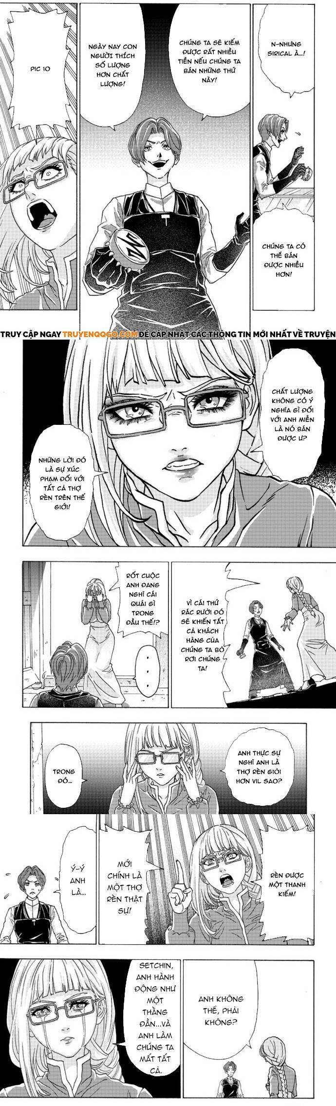 Thợ Rèn Bị Lưu Đày Dùng Kỹ Năng Gian Lận Để Rèn Huyền Thoại: Bị Vị Hôn Thê Đuổi Khỏi Cửa Tiệm, Nhưng Giờ Anh Ấy Hạnh Phúc Hơn Khi Được Tự Do Chế Tạo Chap 7 - Next Chap 8