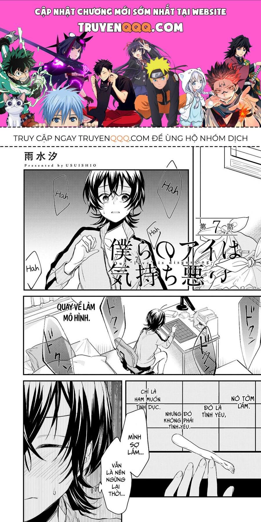 “Tình Yêu” Của Đôi Ta Thật Ghê Tởm Chap 7 - Next Chap 8