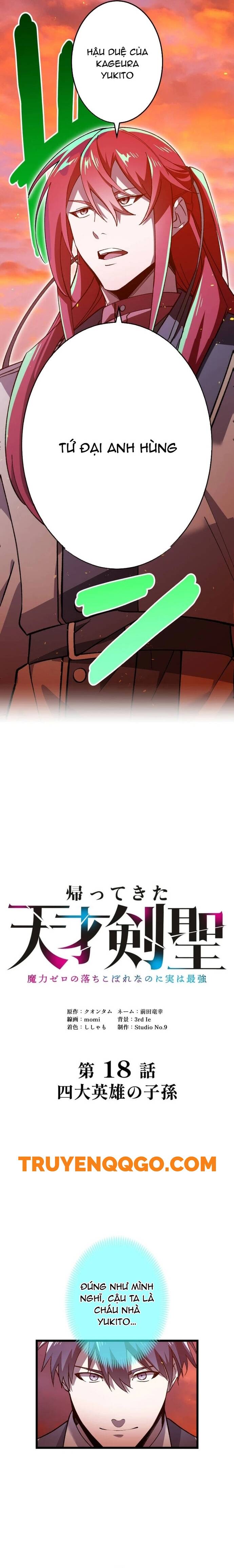 Thánh Kiếm Trùng Sinh Chap 18 - Next Chap 19