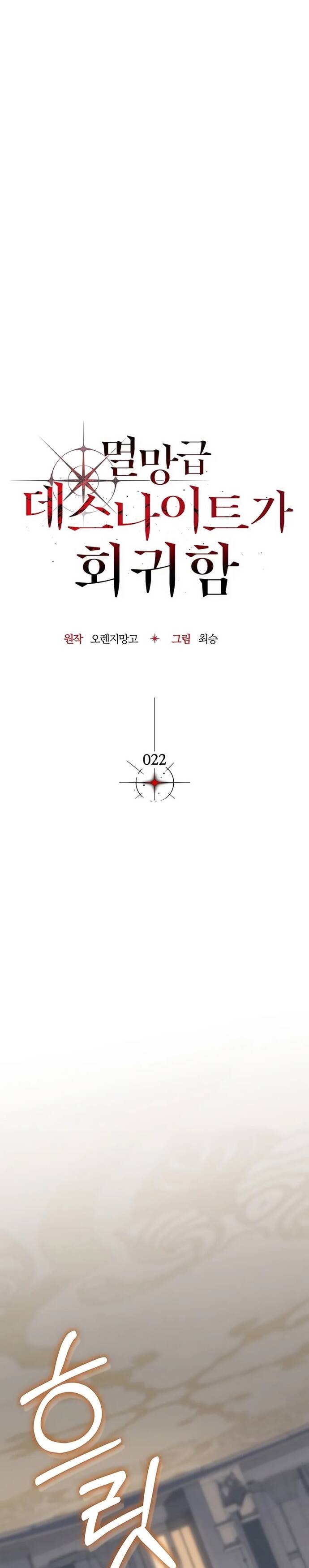 Kỵ Sĩ Tử Thần Cấp Diệt Vong Đã Hồi Quy Chap 22 - Next Chap 23