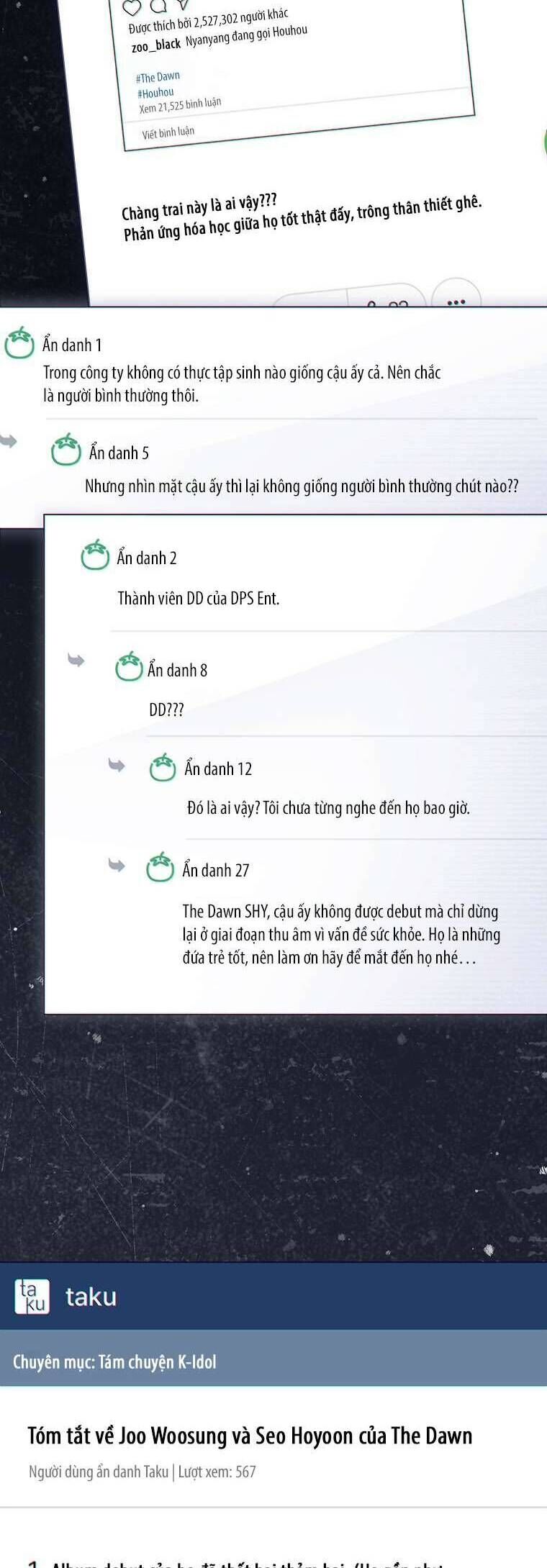 Rác Rưởi Sống Sót Với Thân Phận Thần Tượng Pd Chap 8 - Next Chap 9