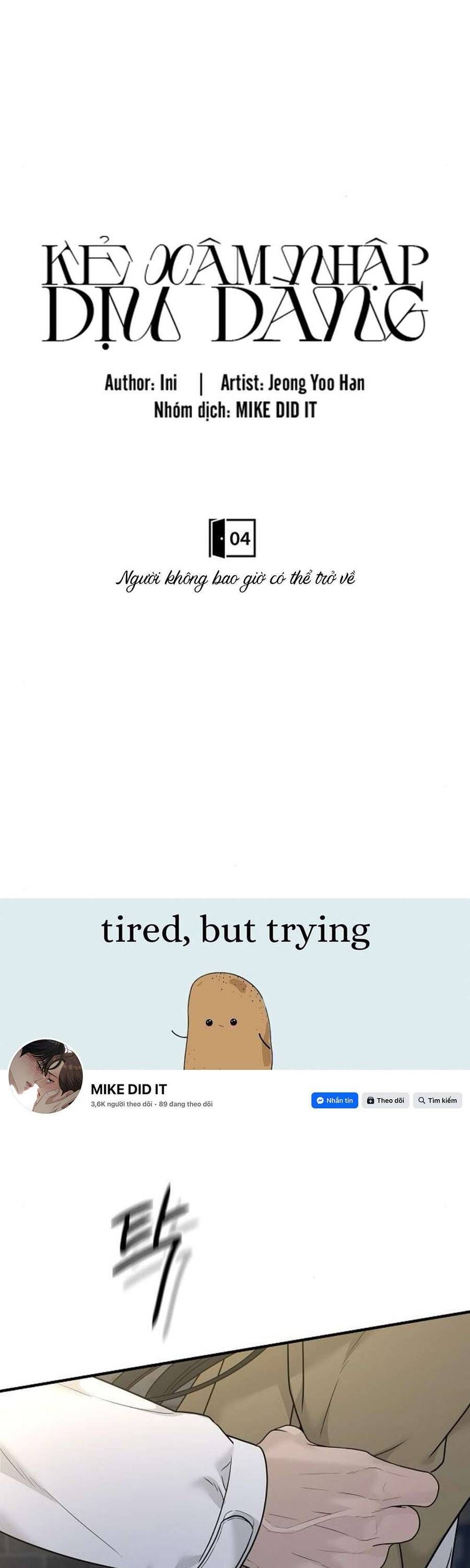 Kẻ Xâm Nhập Dịu Dàng Chap 4 - Next Chap 5