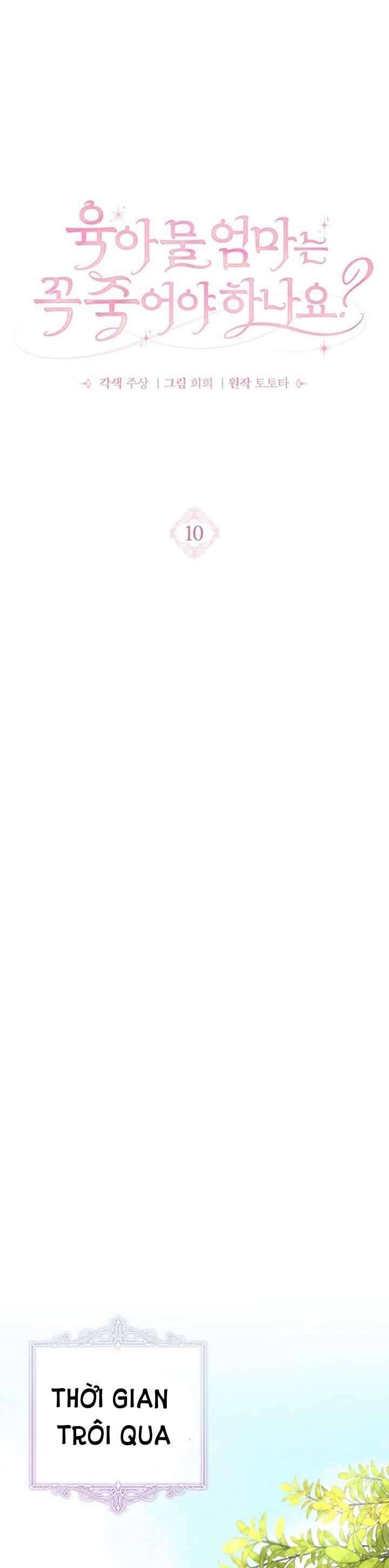 Người Mẹ Trong Tiểu Thuyết Nuôi Con Có Nhất Thiết Phải Chết Không? Chap 10 - Next Chap 11