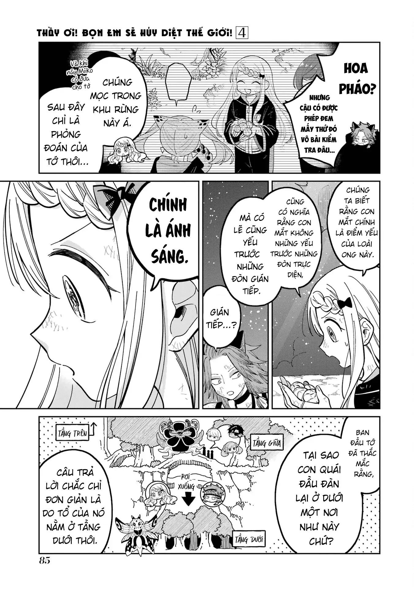 Thầy Ơi! Bọn Em Sẽ Hủy Diệt Thế Giới Chap 21 - Next Chap 22