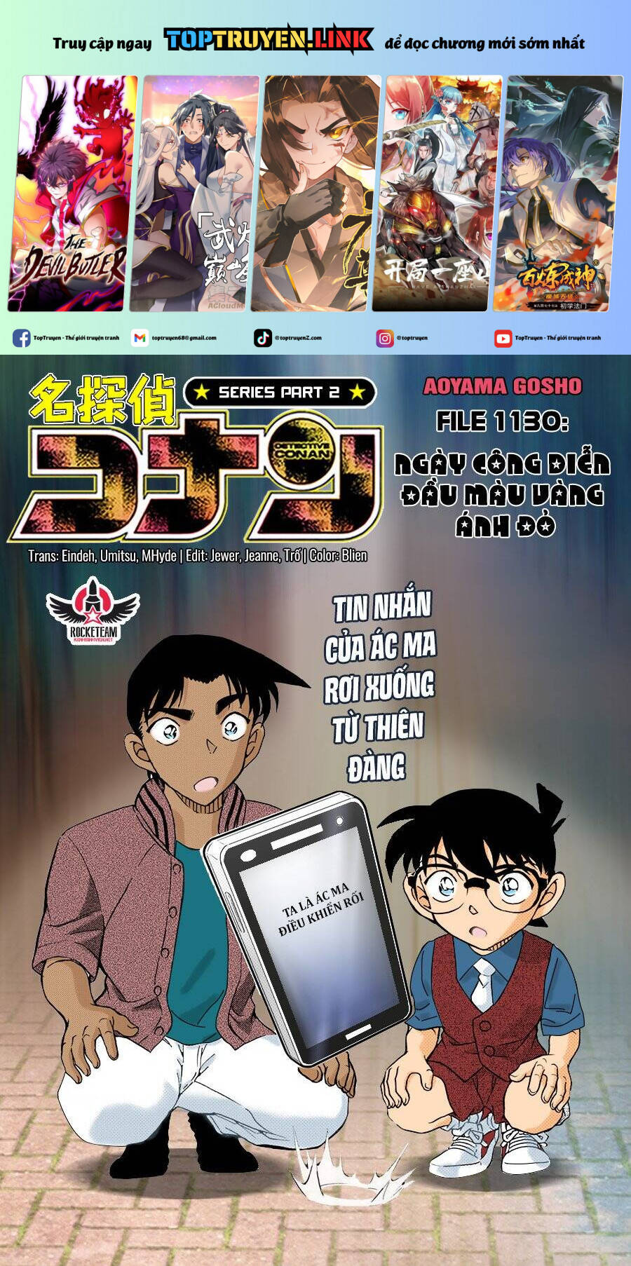 Thám Tử Conan Chap 1130 - Next Chap 1131